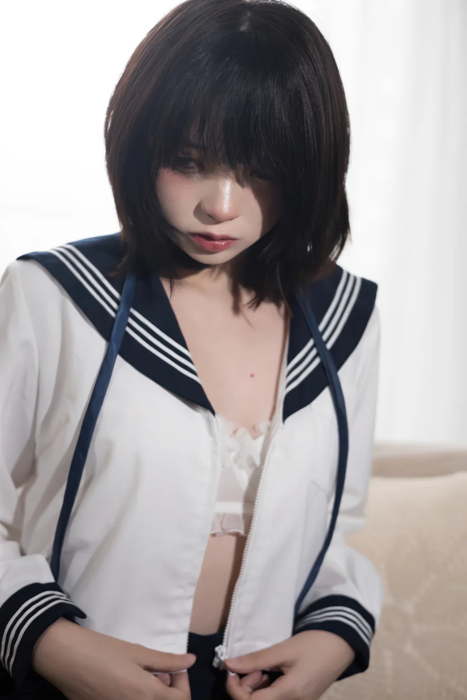 疯猫ss - No.161 致郁JK [40P-284MB] tg@simisebaisi 【丝足阁】18.webp